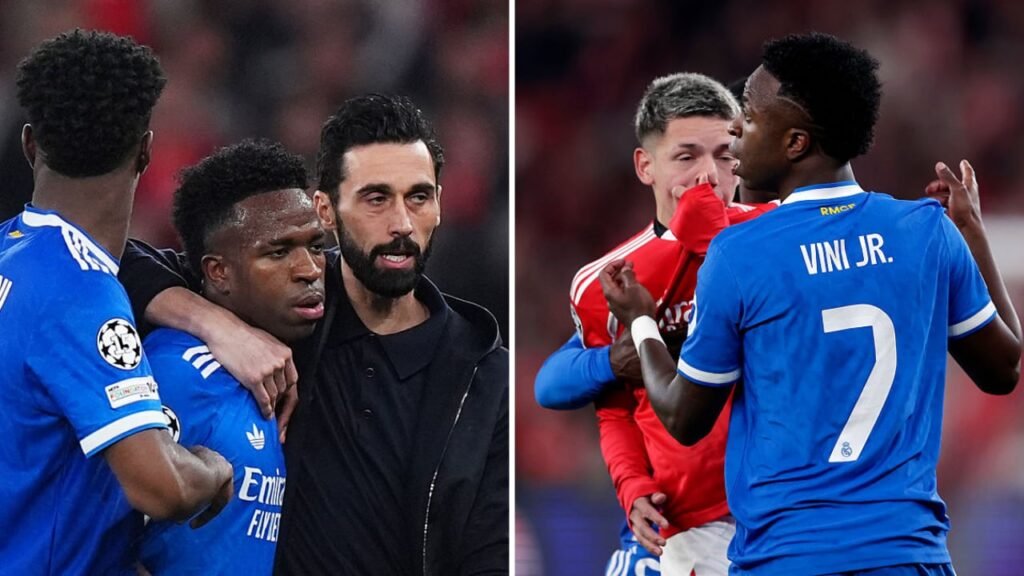 Vinicius denuncia insultos racistas en el partido Benfica vs Real Madrid de Champions League
